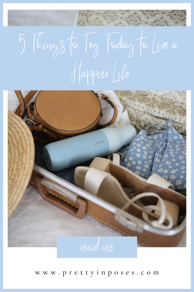 (This post focuses on how to live a happier life starting today)