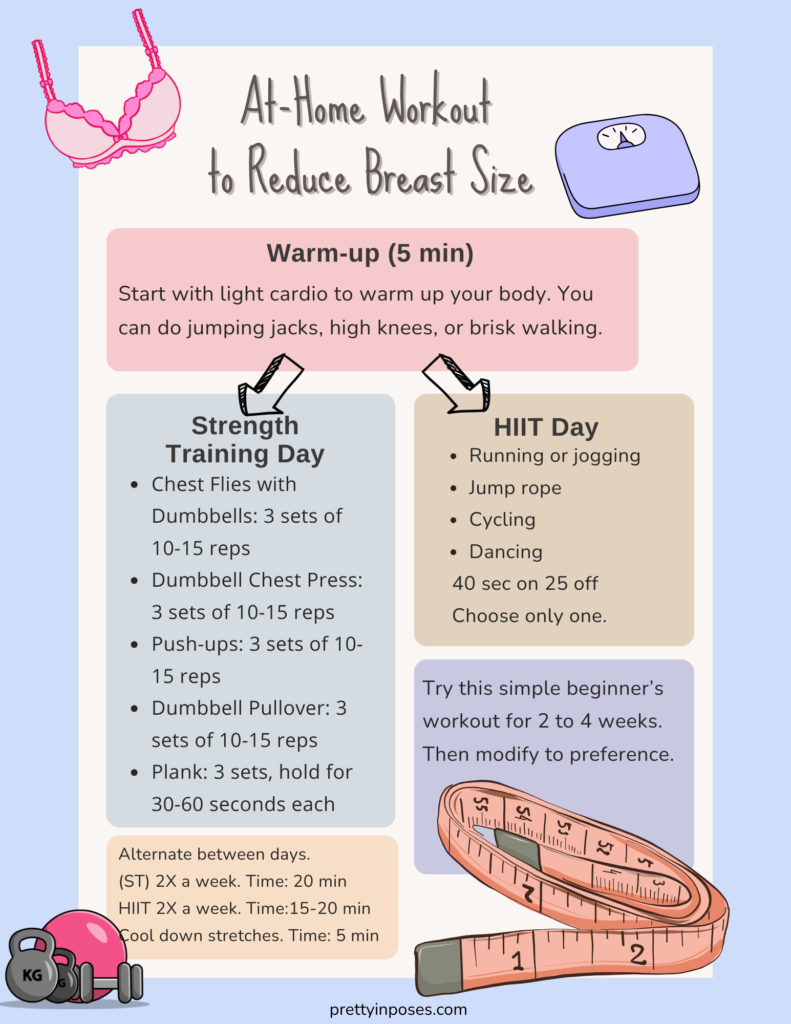 There are steps you can take to help reduce breast size naturally and feel more comfortable in your body.