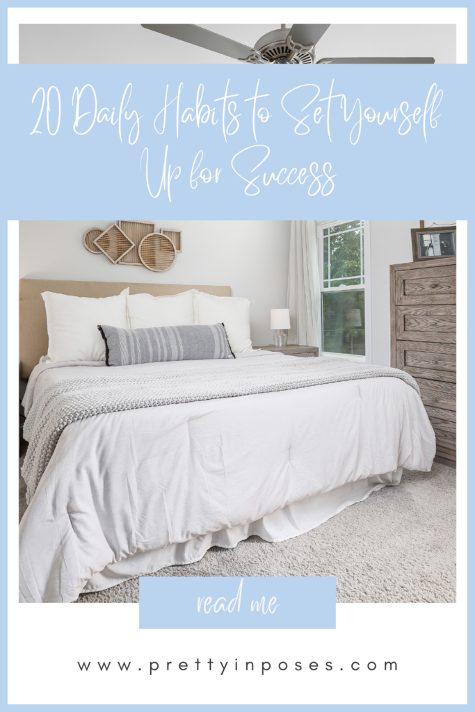 So, if you’ve been searching for ways to improve your efficiency, concentration, and time management, try crafting your own routine with these daily habits to set yourself up for success.