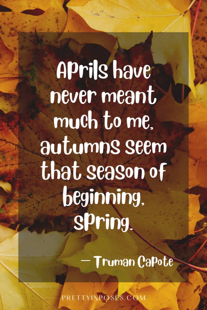 Fall quotes for this cozy time of year.