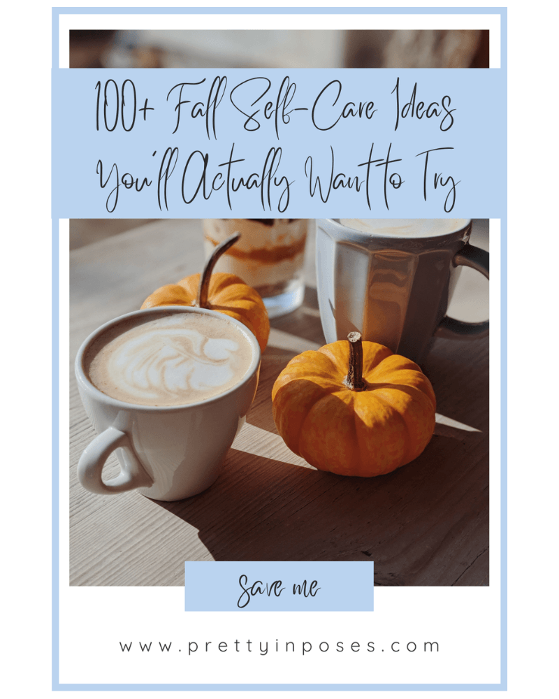 Drinks you can add to your list of fall self-care ideas