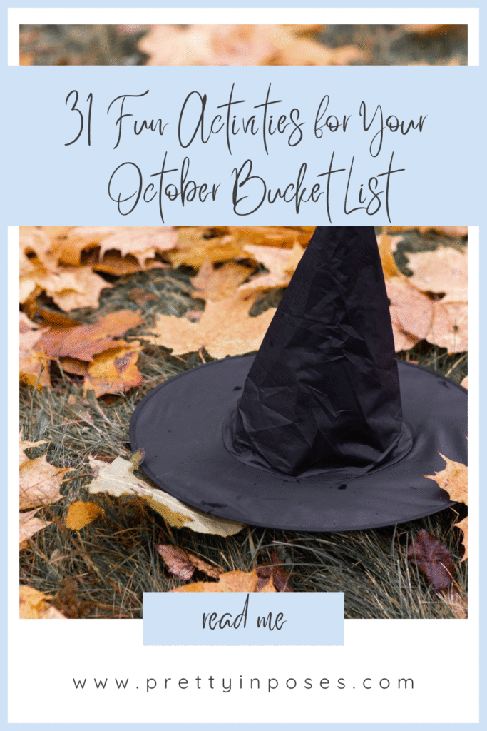 31 Fun Activities for Your October Bucket List