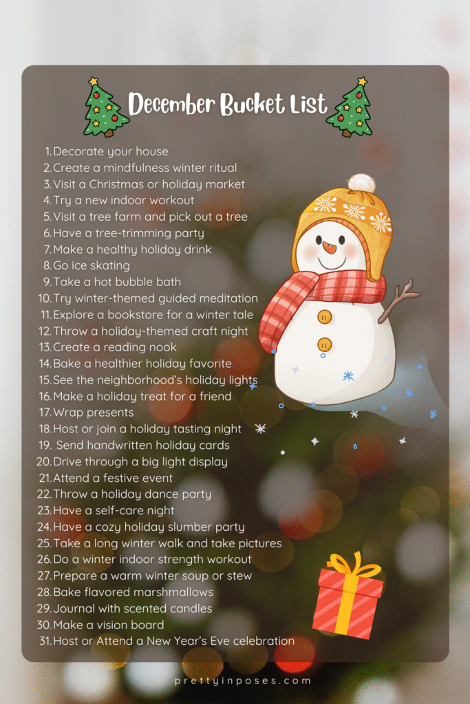 December Bucket List