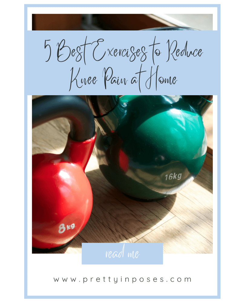 Picture of kettle bells to use with your 5 exercises to reduce knee pain at home