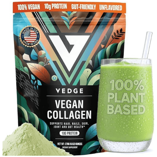 vegan collagen to keep women's joints and skin youthful for longevity