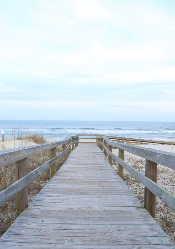 A boardwalk image to simulate wellness